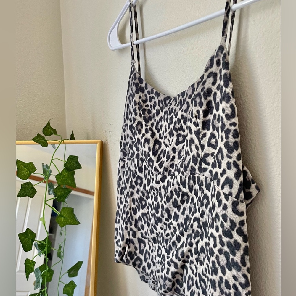 s leopard print tank